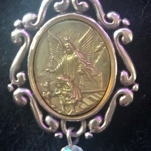 Brighton Guardian Angel Necklace & Earrings Set